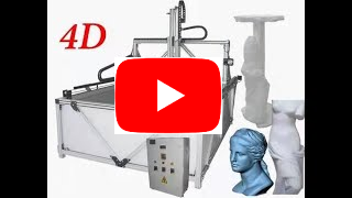 4 axis styrofoam cnc router  video