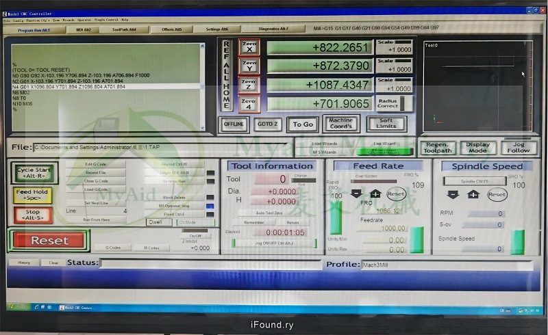 mach3 contour program